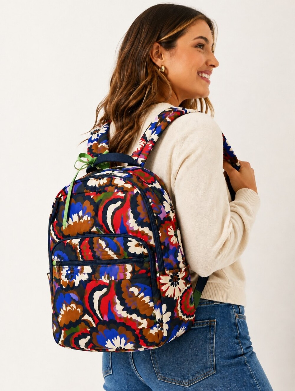 Vera Bradley Bancroft Backpack Bossanova Bold NWT Floral $150 MSRP
